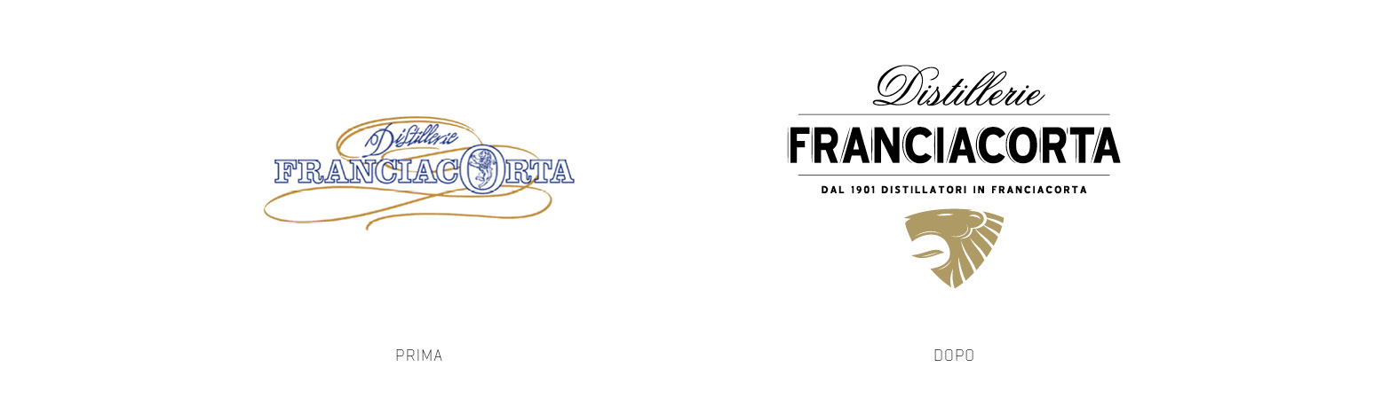 Raineri rebranding Distilleria Franciacorta