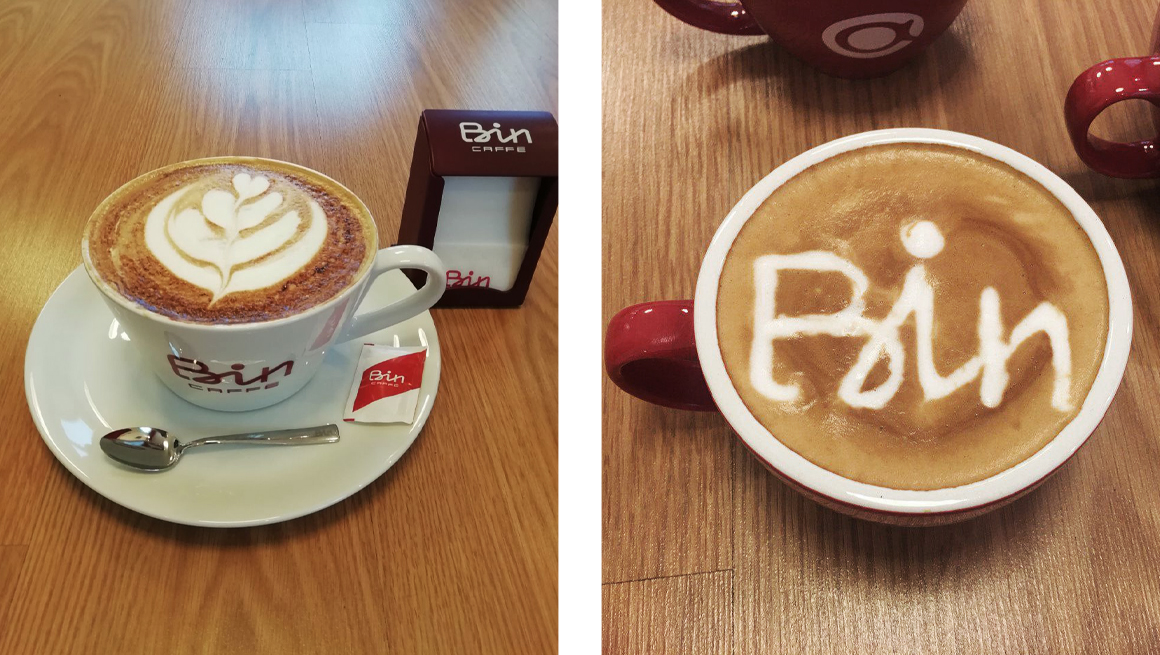 Raineri Bin case history latte art