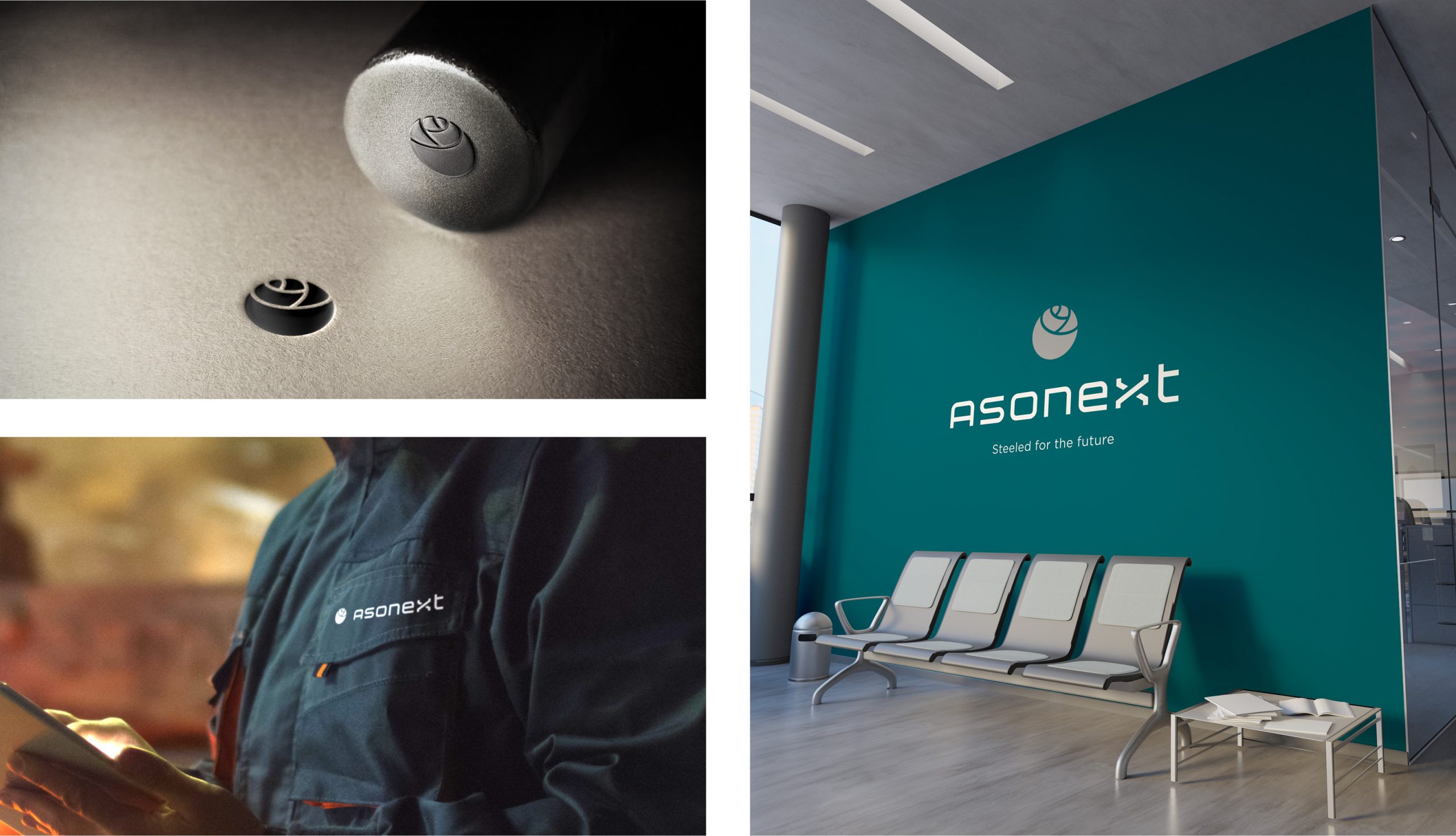 Raineri Asonext logo preview branding