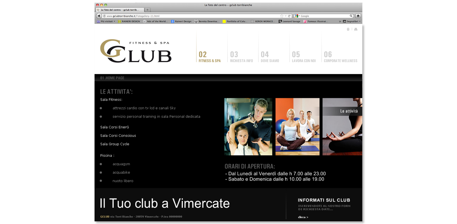 Raineri Club sito web