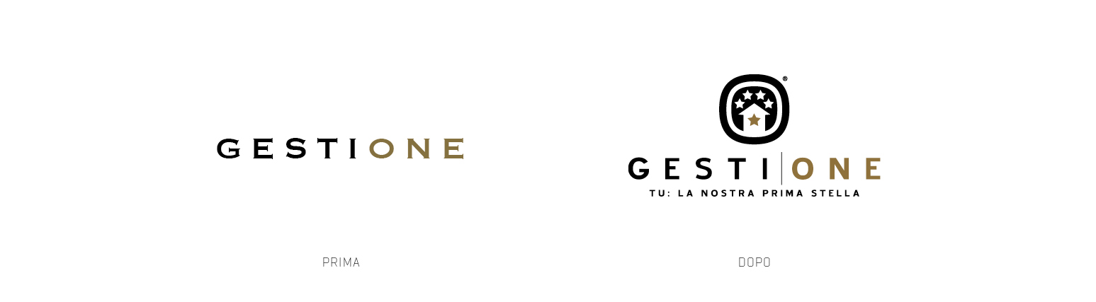 Raineri Gestione rebranding logo