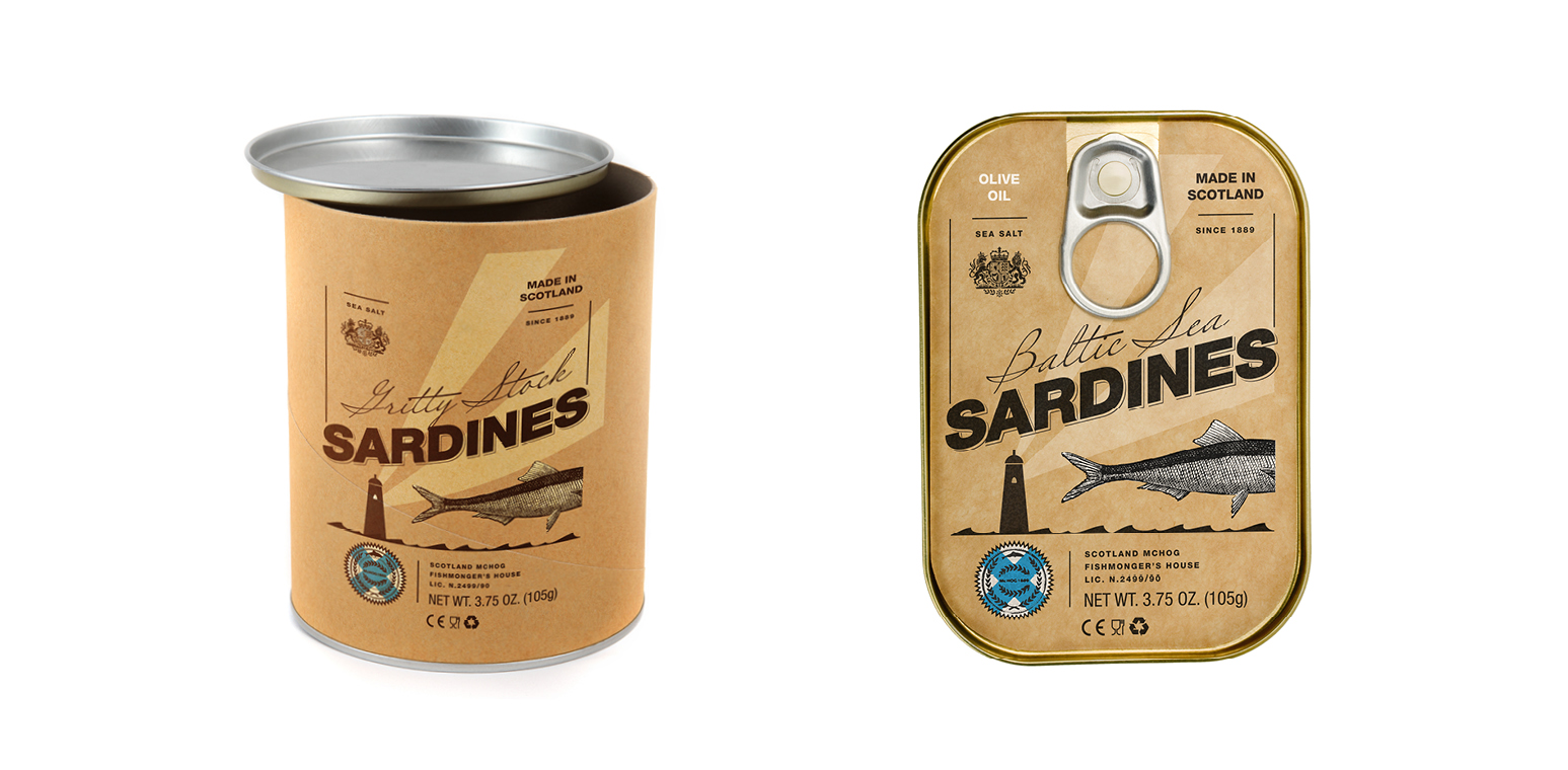 Raineri Sardines packaging